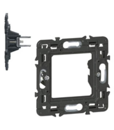 Support pour fixation à griffe longue Batibox - rénovation - pour 1 poste -2 mod