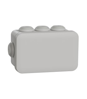 Boite Dérivation étanche Mureva Box 105X65X55 à 8 Entrées gris