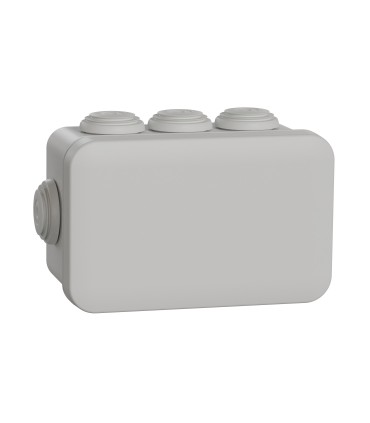 Boite Dérivation étanche Mureva Box 105X65X55 à 8 Entrées gris