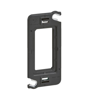 Support pour fixation à vis Legrand Batibox pour poste étroit - 1 module (x10)