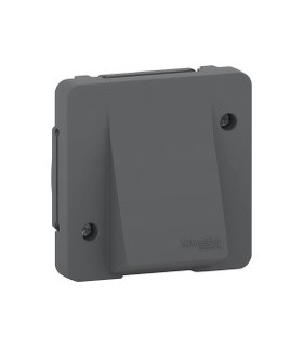 Sortie de câble composable Mureva Styl - Gris