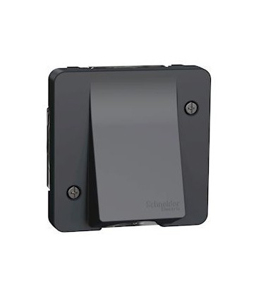 Sortie de câble composable Mureva Styl - Gris