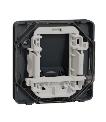 Sortie de câble composable Mureva Styl - Gris