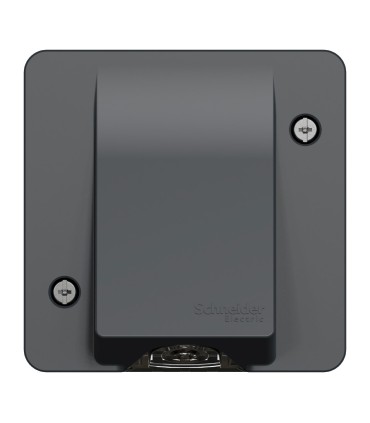 Sortie de câble composable Mureva Styl - Gris