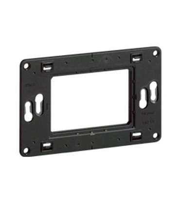 Support 3 modules pour fixation à vis Legrand Batibox - montage horizontal / vertical