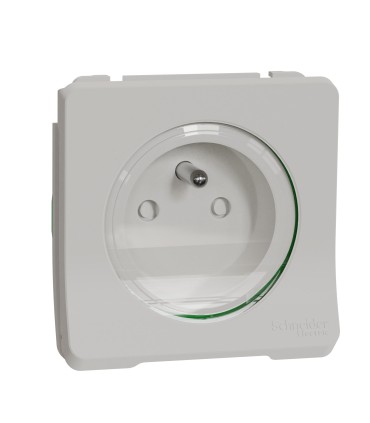 Prise 2P+T Mureva Styl composable 16A blanche