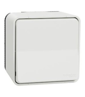 Interrupteur Va et vient Mureva Styl complet saillie blanc