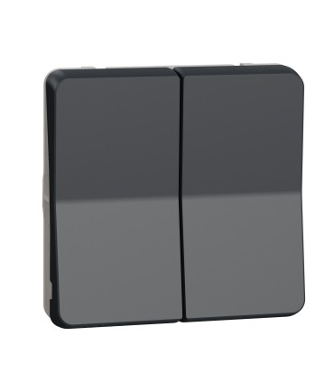 Double va et vient Mureva Styl composable gris