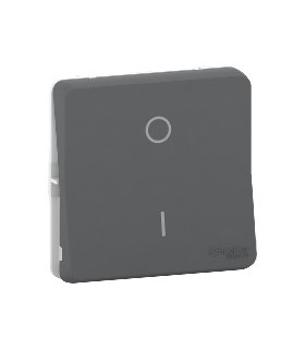 Interrupteur bipolaire composable Mureva Styl gris