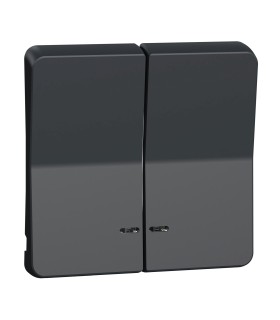 Double enjoliveur lumineux Mureva Styl gris