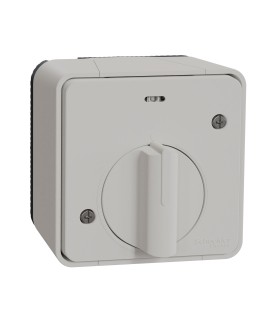 Interrupteur temporisé LED saillie Mureva Styl blanc