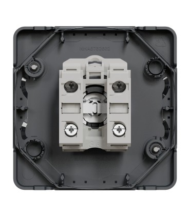 Interrupteur à clé 3 positions Mureva Styl gris