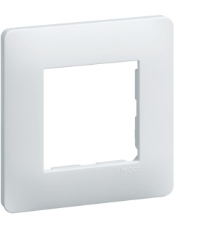 Plaque 1 poste Essensya Blanc