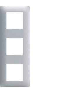 Essensya Plaque 3 postes entraxe 71mm Titane