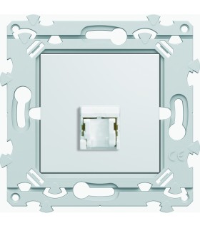 Prise RJ45 Cat.6 FTP Essensya Blanc Pure