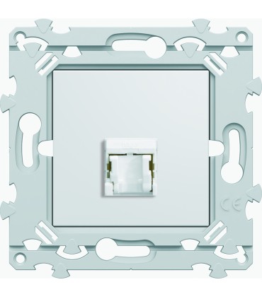 Prise RJ45 Cat.6 FTP Essensya Blanc Pure