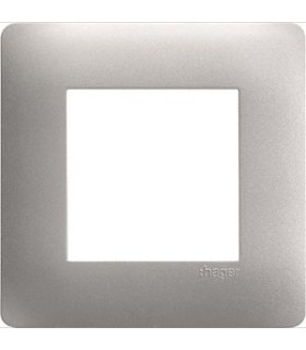 Plaque 1 poste Essensya Titane