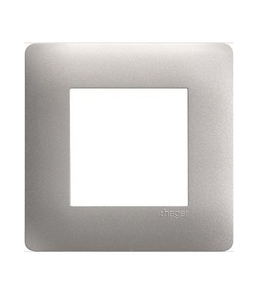 Plaque 1 poste Essensya Titane