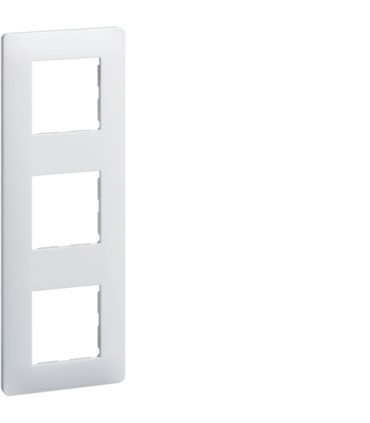 Plaque 3 postes  Essensya entraxe 71mm Blanc