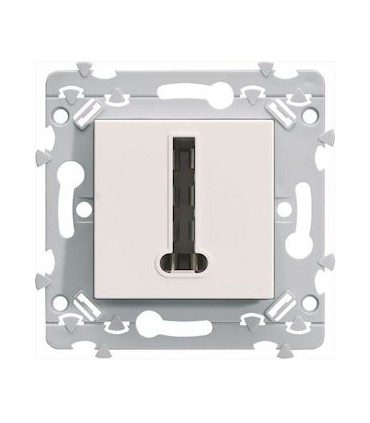 Prise Téléphone T Essensya blanc