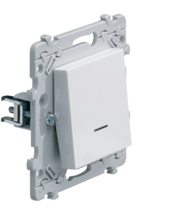 Interrupteur Va-et-Vient Essensya à voyant blanc