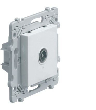 Prise TV directe Essensya blanc