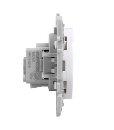 Prise 2P+T 16A Square Blanc