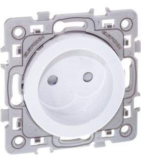 Prise 2P 16A Square Blanc