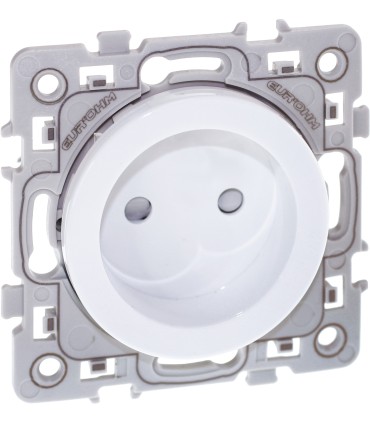 Prise 2P 16A Square Blanc