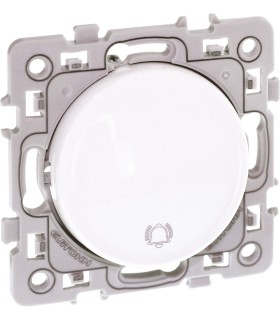 Poussoir Carillon Square Blanc