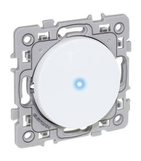 Va et Vient lumineux ou témoin Square Blanc