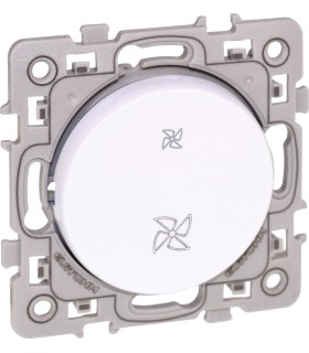 Commande VMC 2 vitesses Square Blanc