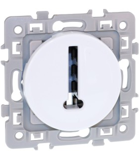 Prise Téléphone Square Blanc