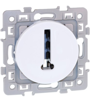 Prise Téléphone Square Blanc