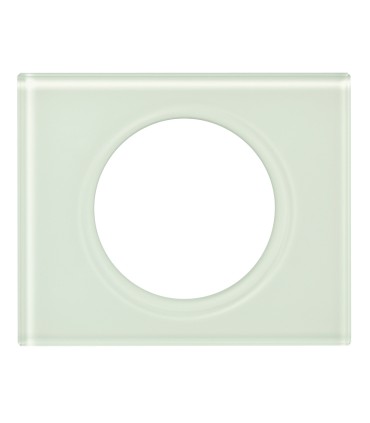 PLAQUE MATIERE 1 POSTE VERRE KAOLIN