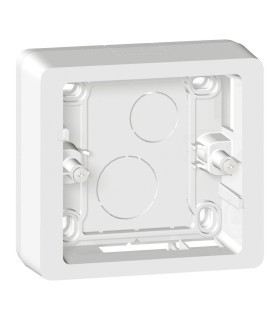 Cadre saillie Céliane 1 poste Blanc