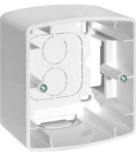 Cadre saillie 1 poste Esprit blanc