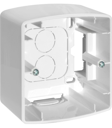 Cadre saillie 1 poste Esprit blanc