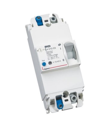 Disjoncteur Branchement 2P 15/45A 500MA Sélectif