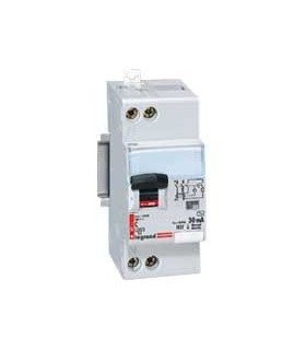Disjoncteur differentiel mono DX3 6000 vis/vis u+n 230v~ 40A type AC 30ma 10ka courbe C
