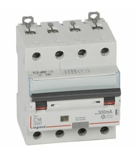 DISJONCTEUR différentiel tétrapolaire 16A 6000A AC 300MM