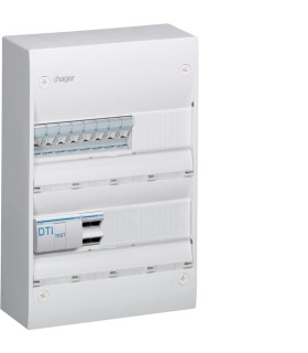 Coffret VDI semi-équipé 2 rangées-26 modules, Grade 3TV