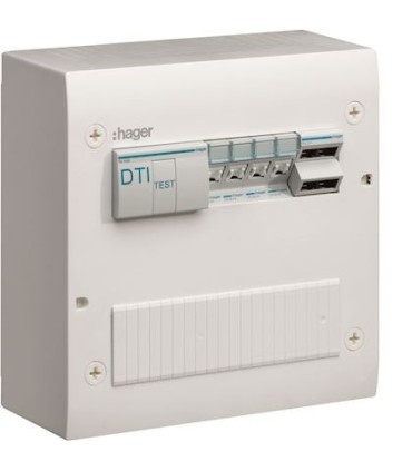 Coffret de comm semi-équipé - 4xRJ45 Grade 2 TV