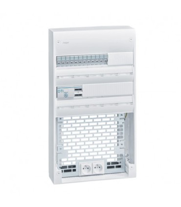 Coffret VDI 2 rangées 36 modules +platine Grade 3