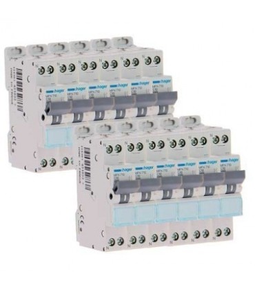 Lot de 12 disjoncteurs Hager 20A à vis