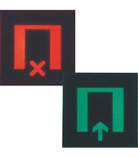 Etiquette pour voyant gallery 2 modules salle (libre/occupée)