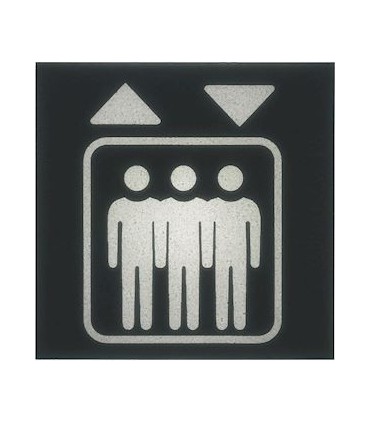 Étiquette pour voyant gallery 2 modules ascenseur