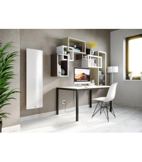 Radiateur chaleur douce Ténérife vertical 1500W blanc