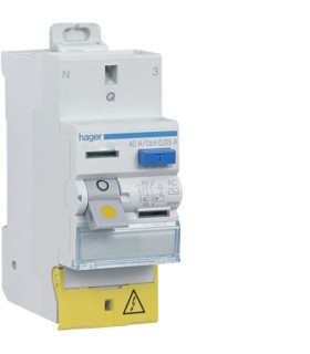Interrupteur différentiel Hager 2P 63A 30mA A