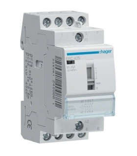 Contacteur Hager à commande manuelle 4F- 25A 230V